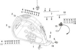  Бензобак для мотоцикла Racer RC300-GY8V XSR