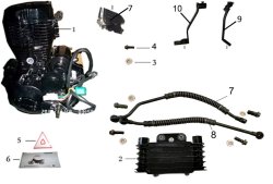  Двигатель для мотоцикла Racer RC300-GY8V XSR
