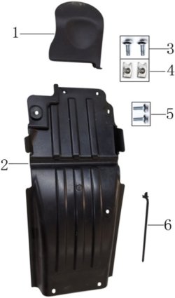  Подкрылок для мотоцикла Racer Triumph RC250CK-A / RC300-GY8H