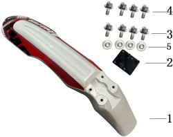  Крыло переднее для мотоцикла Racer RC300-GY8B BOOSTER