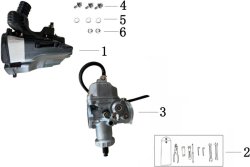  Воздушный фильтр, карбюратор для мотоцикла Racer RC300-GY8B BOOSTER