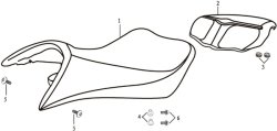 Сиденье для мотоцикла Racer RC300-GY8V XSR