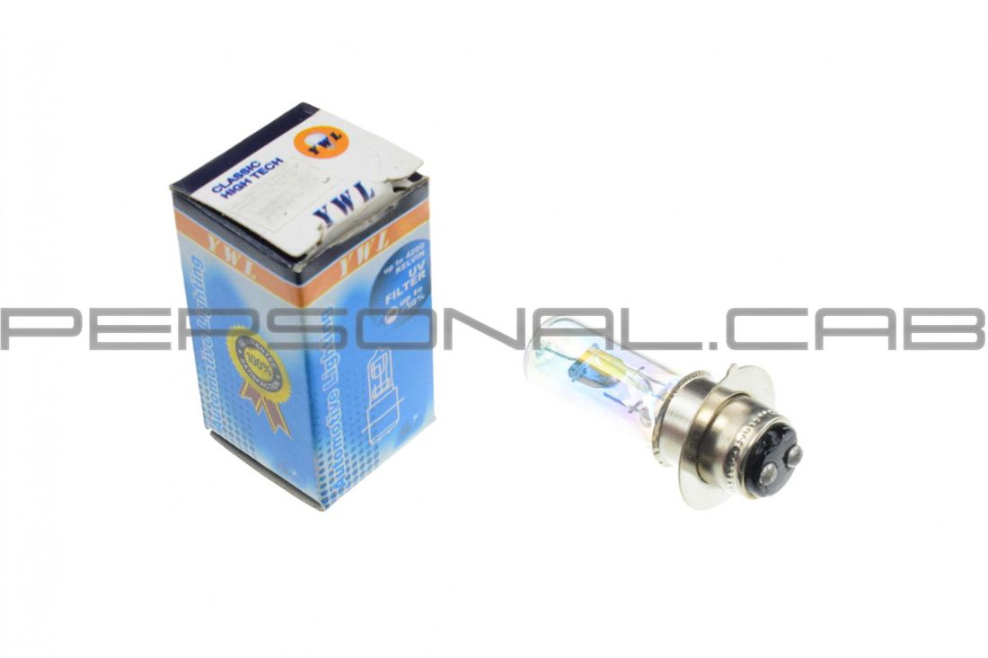 Лампа P15D-25-1 (1 ус) 12V 18W/18W (хамелеон розовый) YWL
