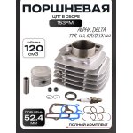 Поршневая (ЦПГ) Alpha, Delta, TTR 125, KAYO YX120 (∅52.4, p-14, h78.3 +свеча, алюминиевая) 153FMI LIPAI