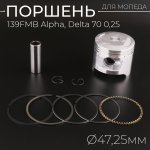 Поршень 139FMB Alpha, Delta 70 0,25 (∅47,25) TNT