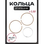 Кольца 2T Stels 65 1,00 (∅45,00 p-12) оригинал Taiwan SEE